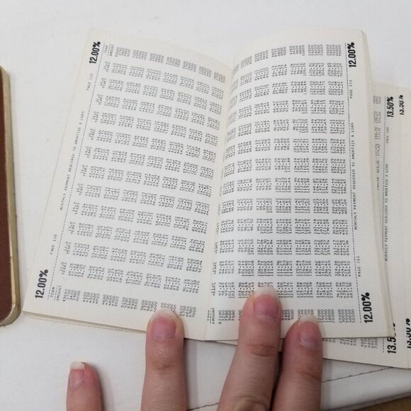1969 1979 Vintage Monthly Loan Amortization Payment Books 6% to 10% & 7%-18% - Picture 5 of 10